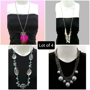 NEW Lot of 4 Sophia Necklace Variety